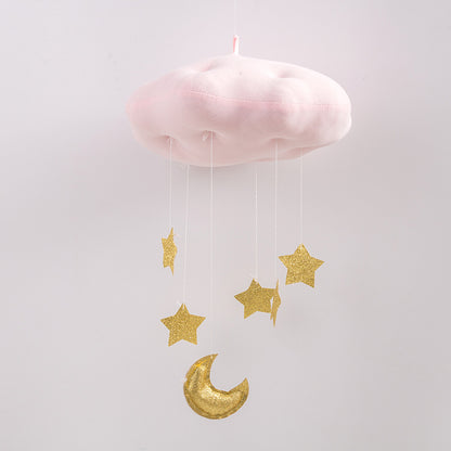Cotton Cloud & Moon Baby Crib Mobile by HitMyNeed