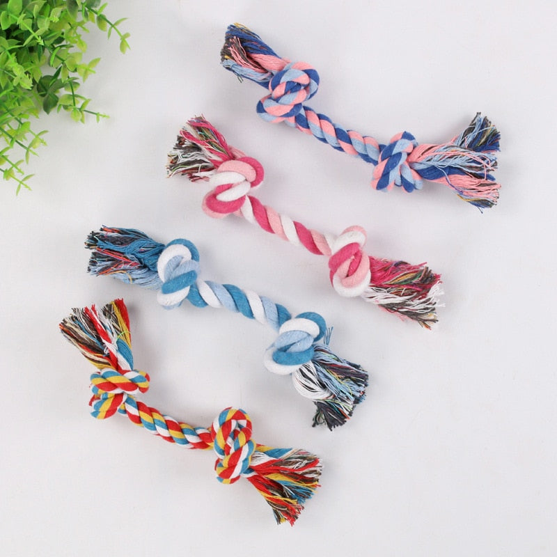 Cotton Dog Rope Chew Toy for Dental Health by HitMyNeed