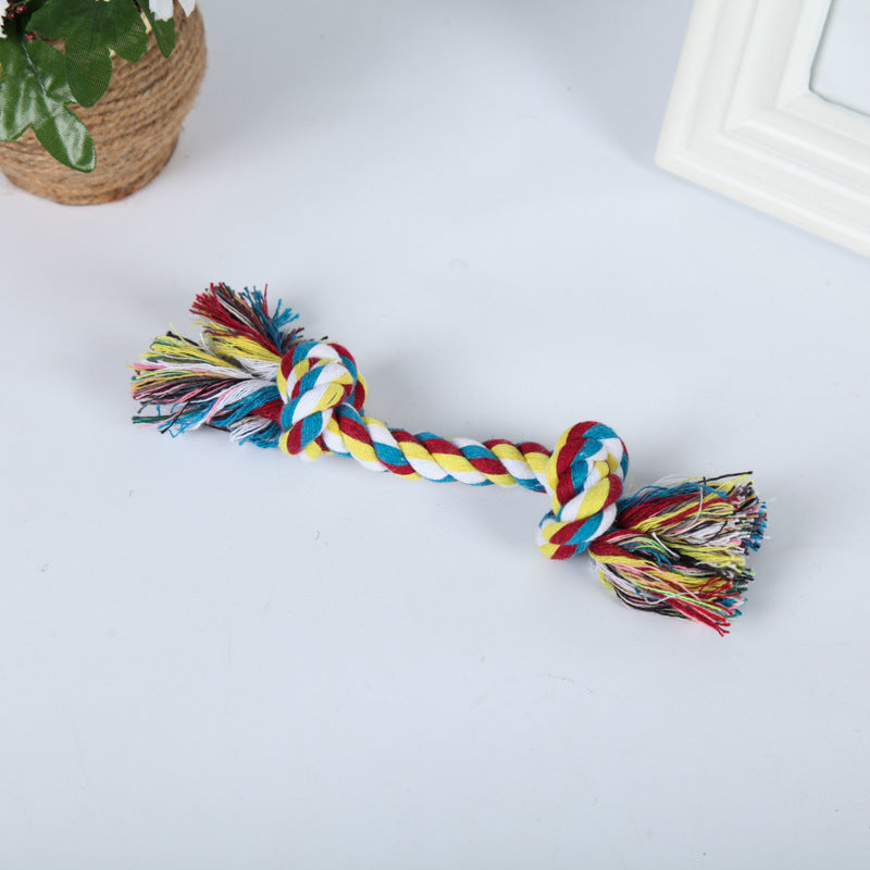 Cotton Dog Rope Chew Toy for Dental Health by HitMyNeed