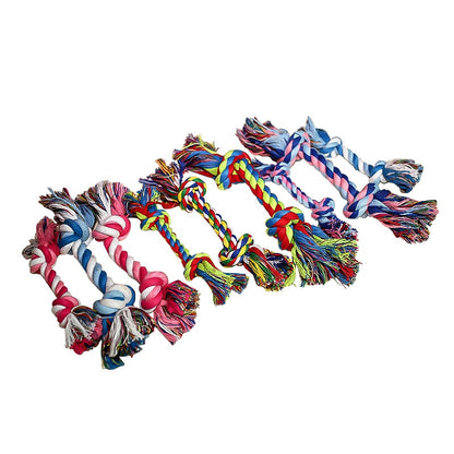 Cotton Dog Rope Chew Toy for Dental Health by HitMyNeed