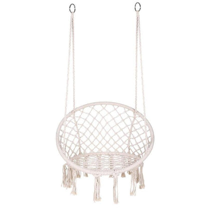 Cotton Hanging Rope Chair Hammock Swing by HitMyNeed