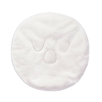 Cotton Hot Compress Towel Face Mask with Ear Straps 3-holes by HitMyNeed