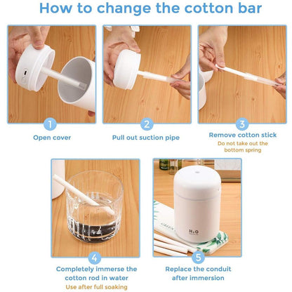 Cotton Humidifier Sponge Sticks for Diffusers (10pcs) by HitMyNeed