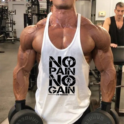 Cotton Men's Gym Stringer Vest for Training by HitMyNeed