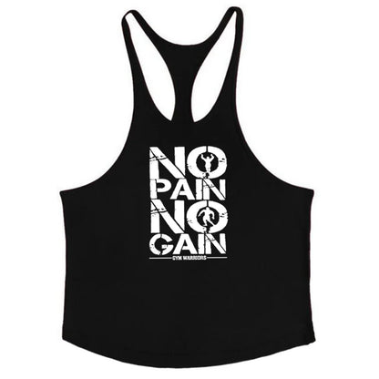 Cotton Men's Gym Stringer Vest for Training black91 xxl by HitMyNeed