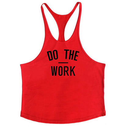 Cotton Men's Gym Stringer Vest for Training red88 l by HitMyNeed