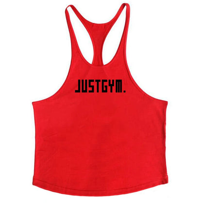 Cotton Men's Gym Stringer Vest for Training red89 xxl by HitMyNeed