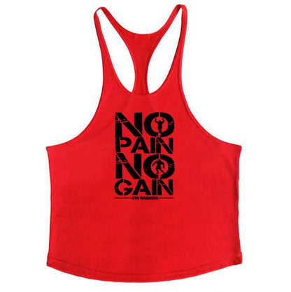 Cotton Men's Gym Stringer Vest for Training red91 xxl by HitMyNeed