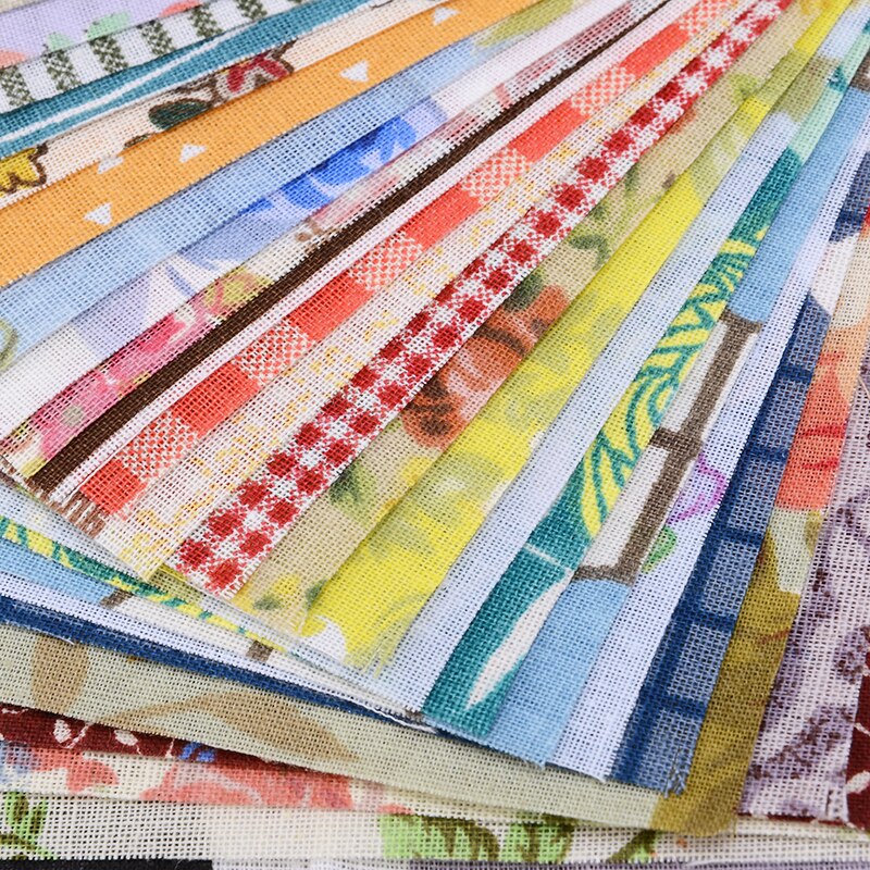 Cotton Patchwork Squares 10 x 10 cm (100 Pack) by HitMyNeed
