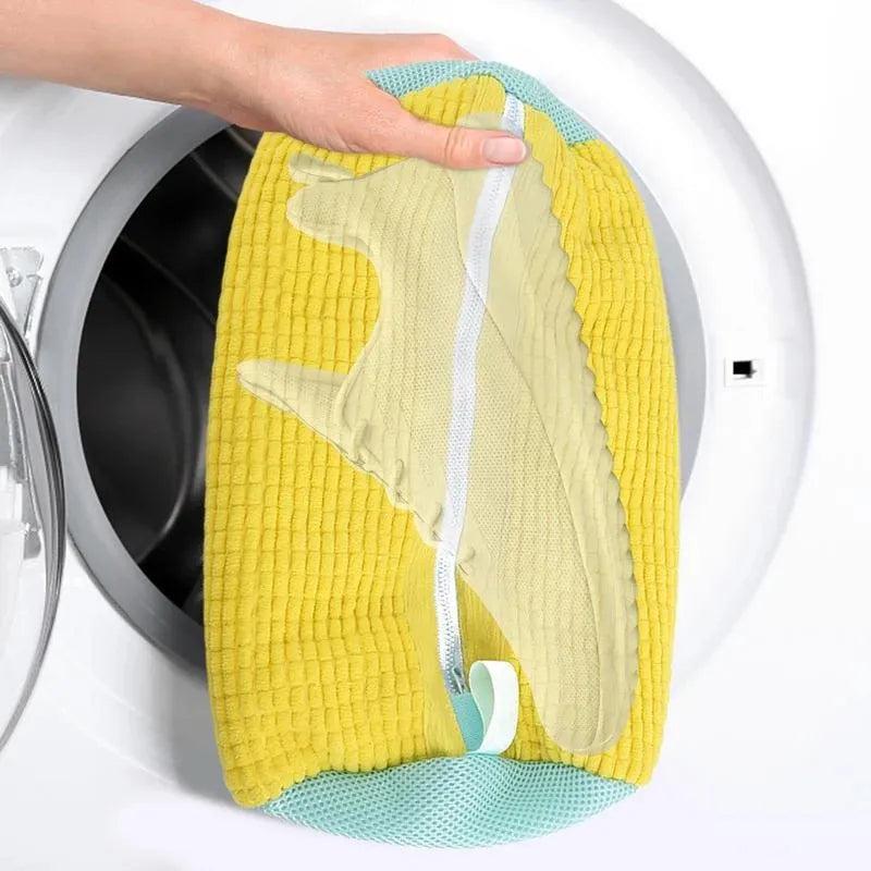 Cotton Shoe Laundry Bag & Delicates Washing Net by HitMyNeed