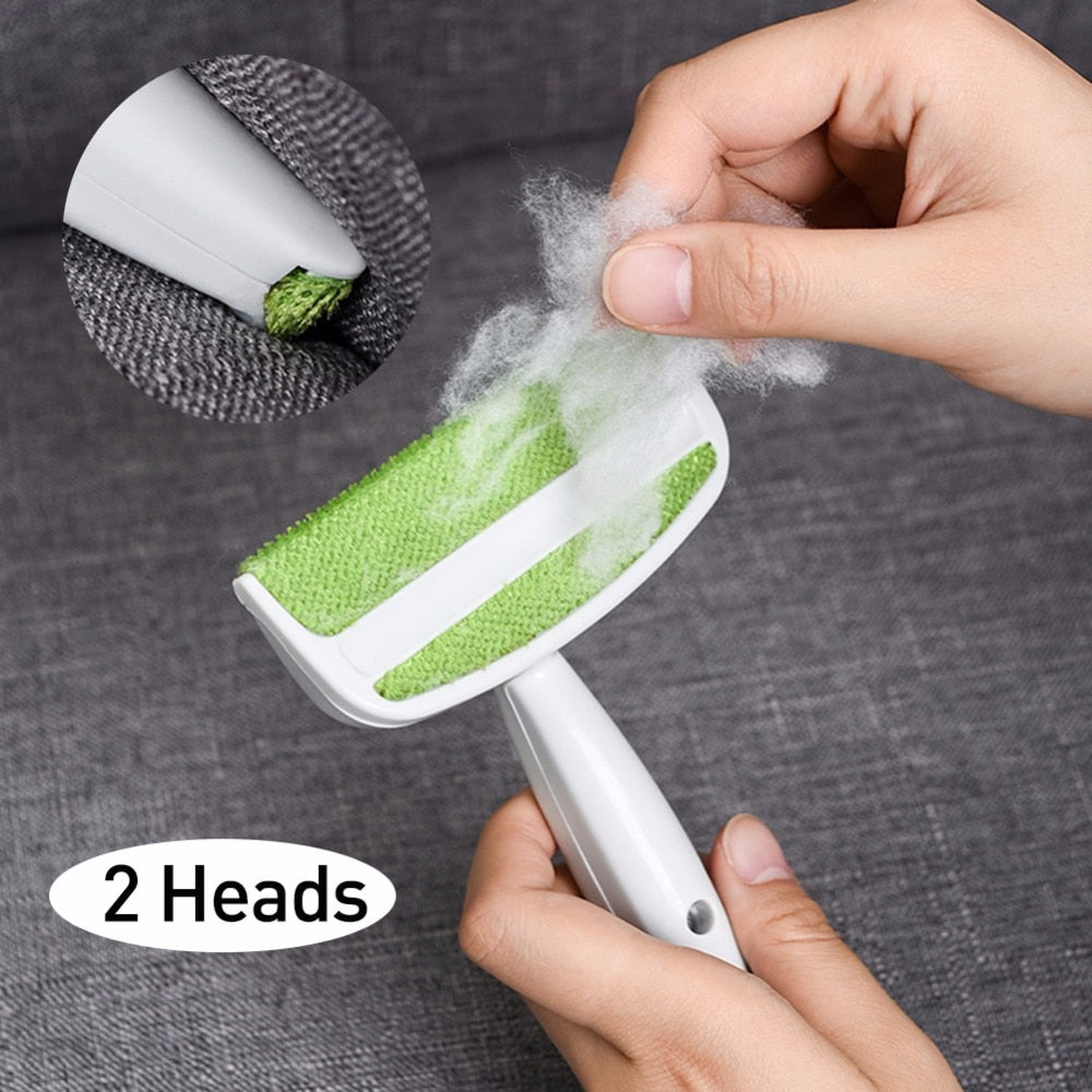 Couch Cleaner Lint Remover Brush with Dual Heads by HitMyNeed