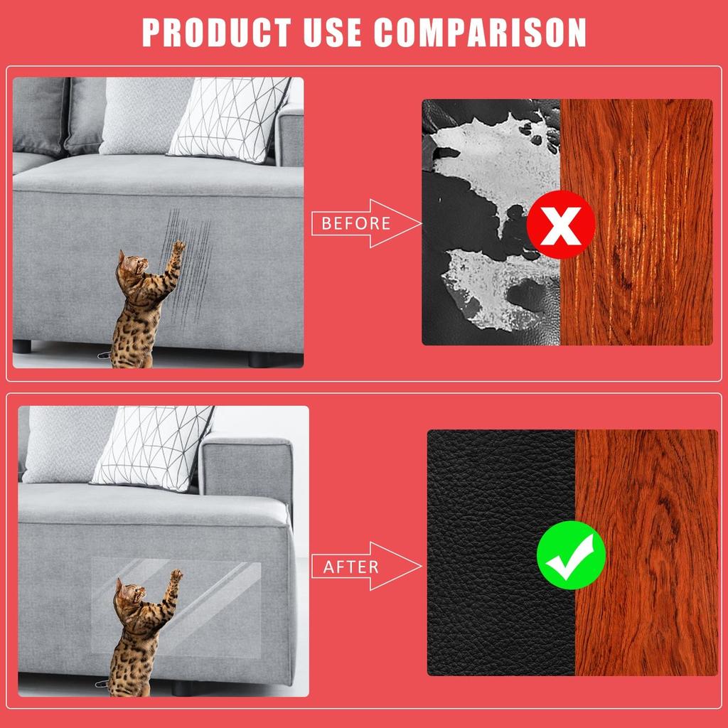 Couch Scratch Guard Protective Film (10 Pack) by HitMyNeed