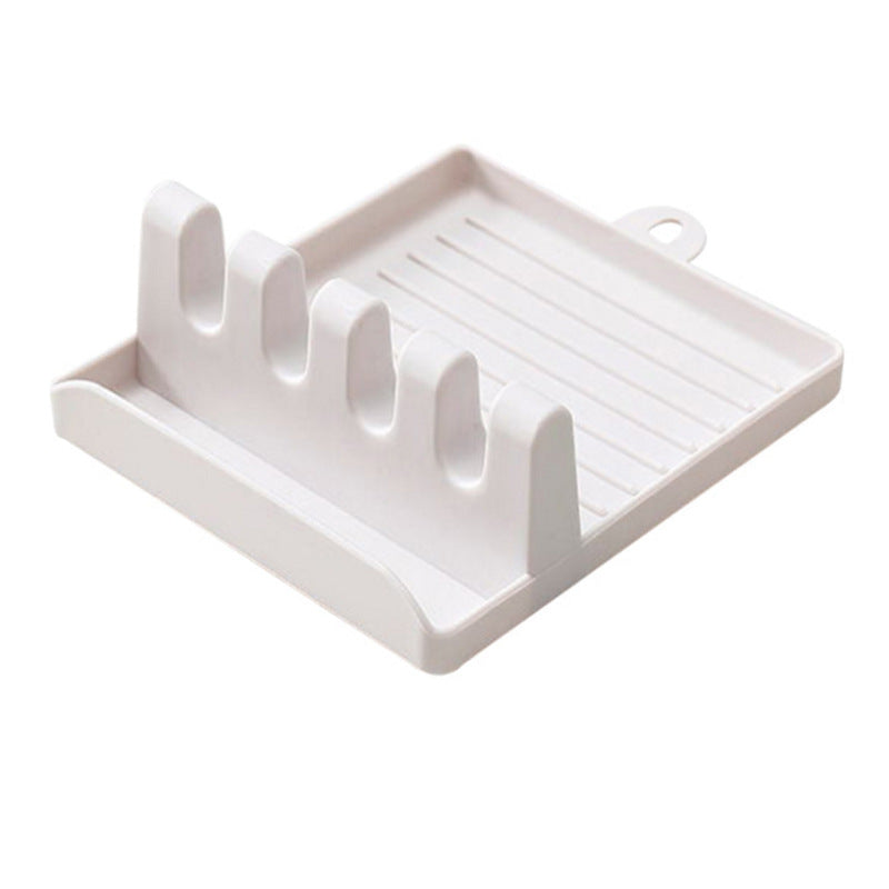Countertop Spoon & Utensil Holder Rack Organizer a-white by HitMyNeed