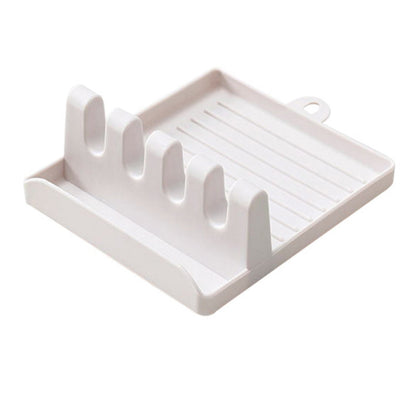 Countertop Spoon & Utensil Holder Rack Organizer a-white by HitMyNeed