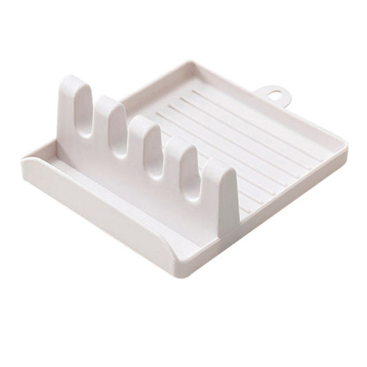 Countertop Spoon & Utensil Holder Rack Organizer a-white by HitMyNeed