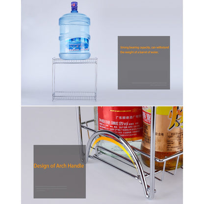 Countertop Two-Tier Metal Spice Rack Organizer by HitMyNeed