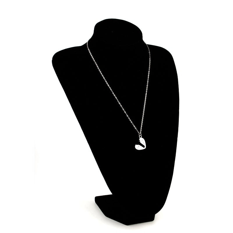 Couples Heart and Key Relationship Necklace Set by HitMyNeed