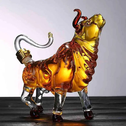 Cow Shaped Whiskey Decanter for Home Bar by HitMyNeed
