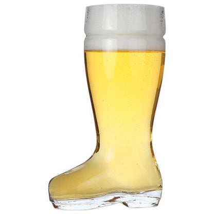 Cowboy Boot Beer Glass Mug 580ml by HitMyNeed