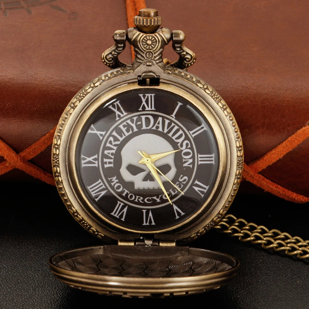 Cowboy Knight Quartz Pocket Watch Necklace for Men by HitMyNeed