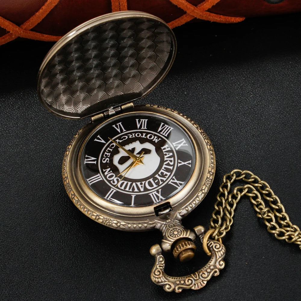 Cowboy Knight Quartz Pocket Watch Necklace for Men by HitMyNeed