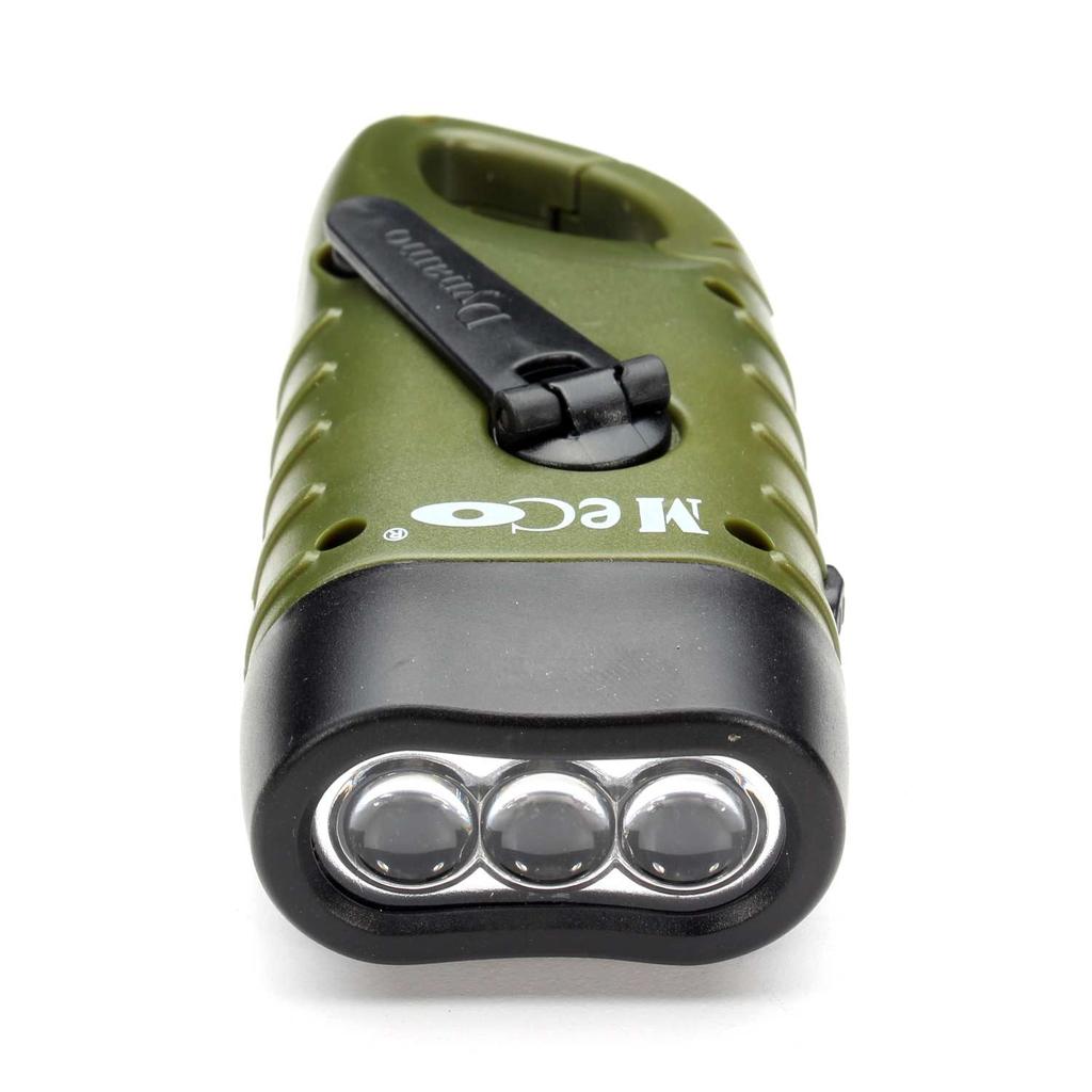 Crank Flashlight Mini Solar Emergency Light by HitMyNeed