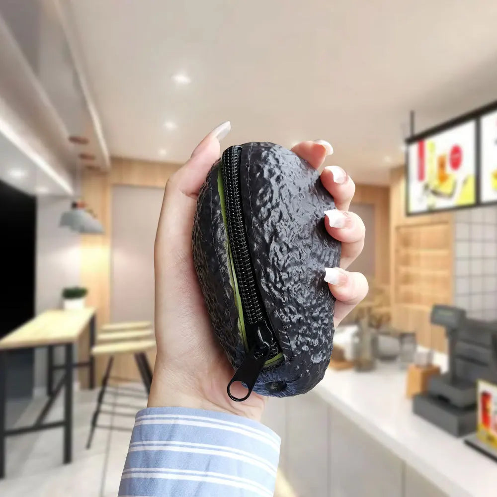 Creative Avocado Coin Purse with Realistic Design by HitMyNeed