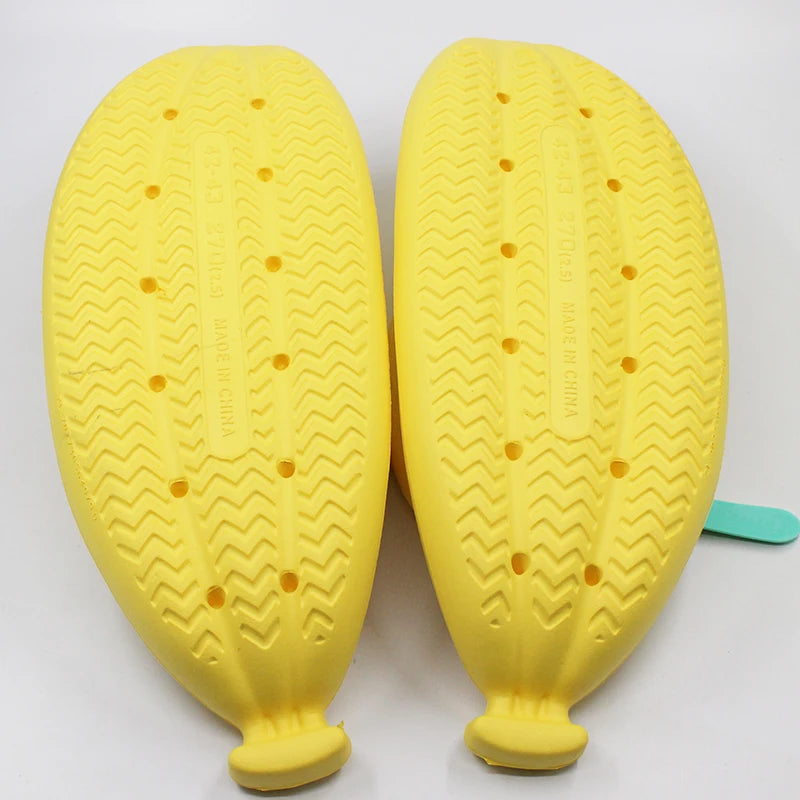Creative Banana Slippers with Non-Slip EVA Sole by HitMyNeed