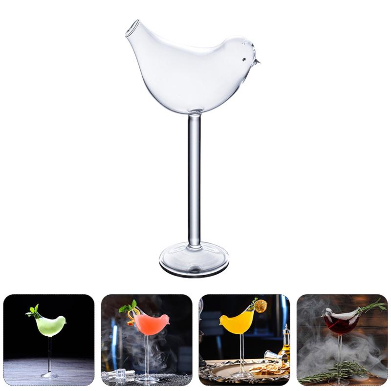 Creative Bird Cocktail Glasses Set of 4 by HitMyNeed