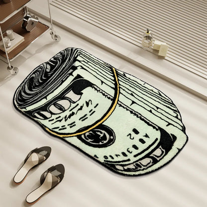 Creative Dollar Shaggy Bedside & Living Room Rug 50x80cm by HitMyNeed