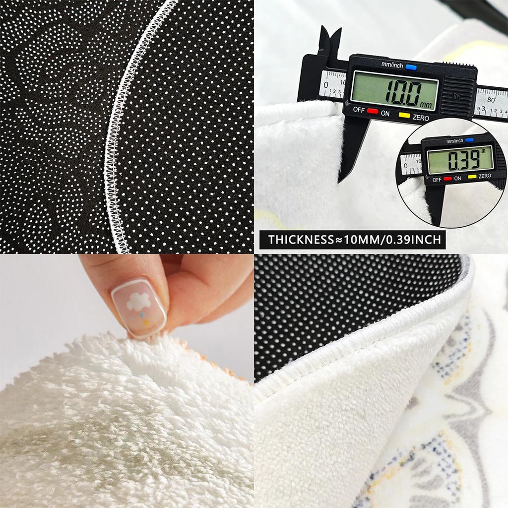 Creative Dollar Shaggy Bedside & Living Room Rug 50x80cm by HitMyNeed