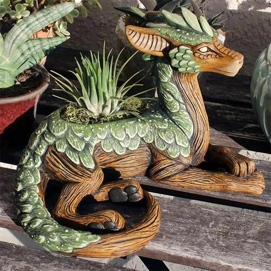 Creative Dragon Tree Planter for Succulents by HitMyNeed