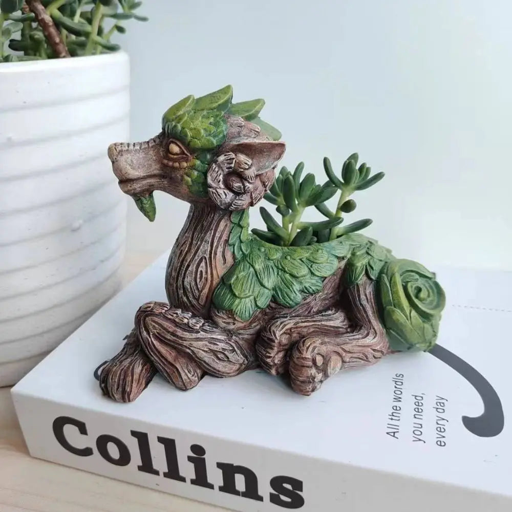 Creative Dragon Tree Planter for Succulents by HitMyNeed