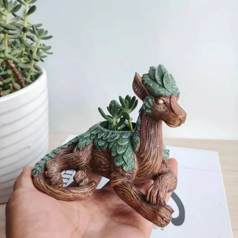 Creative Dragon Tree Planter for Succulents by HitMyNeed