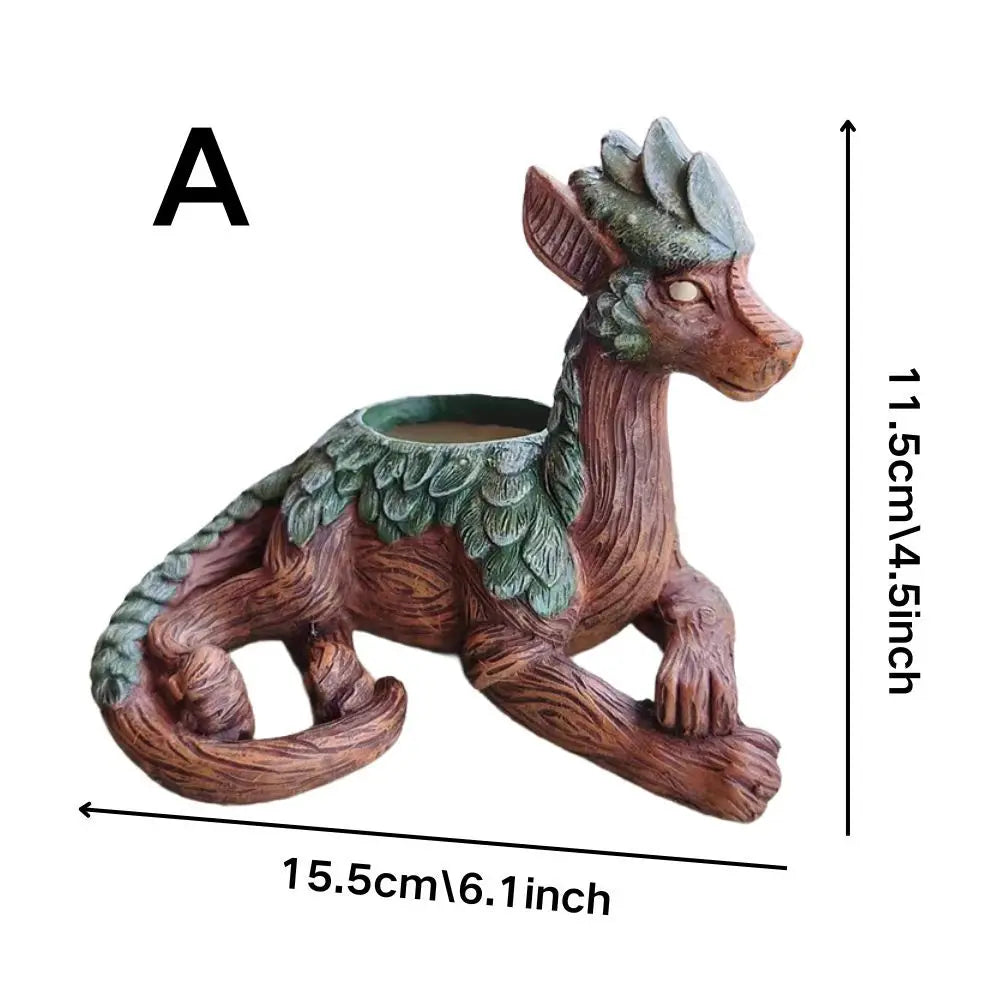 Creative Dragon Tree Planter for Succulents a by HitMyNeed