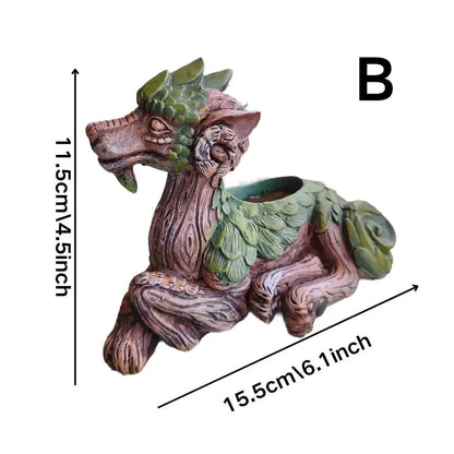 Creative Dragon Tree Planter for Succulents b by HitMyNeed