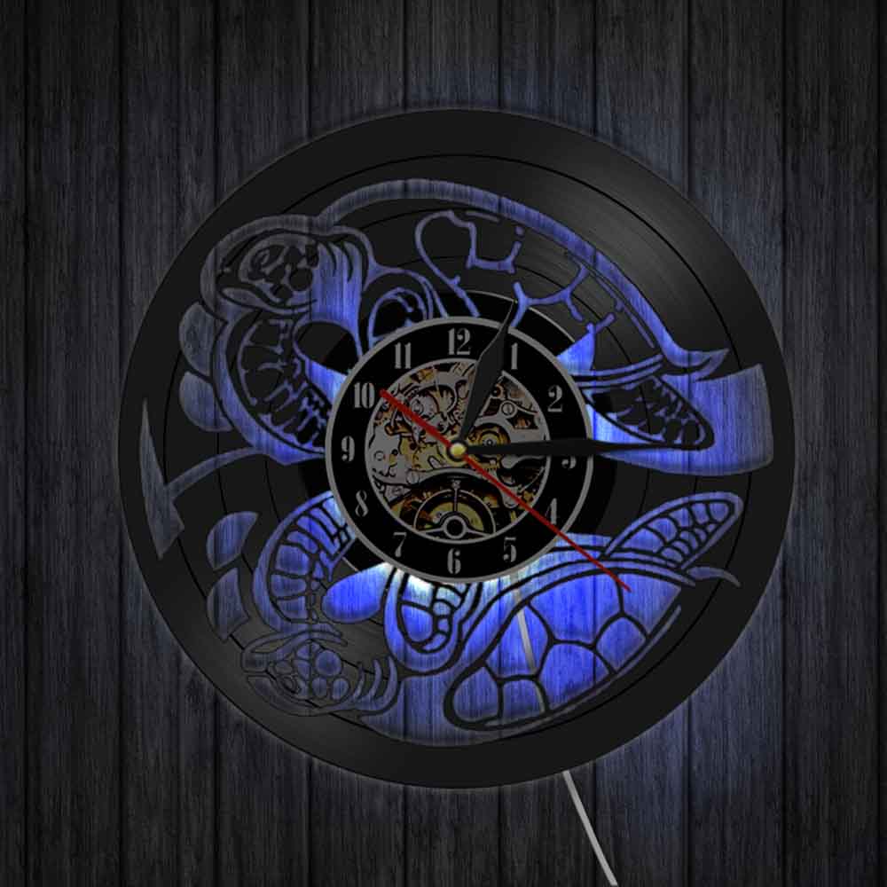 Creative LED Vinyl Record Wall Clock with Remote by HitMyNeed