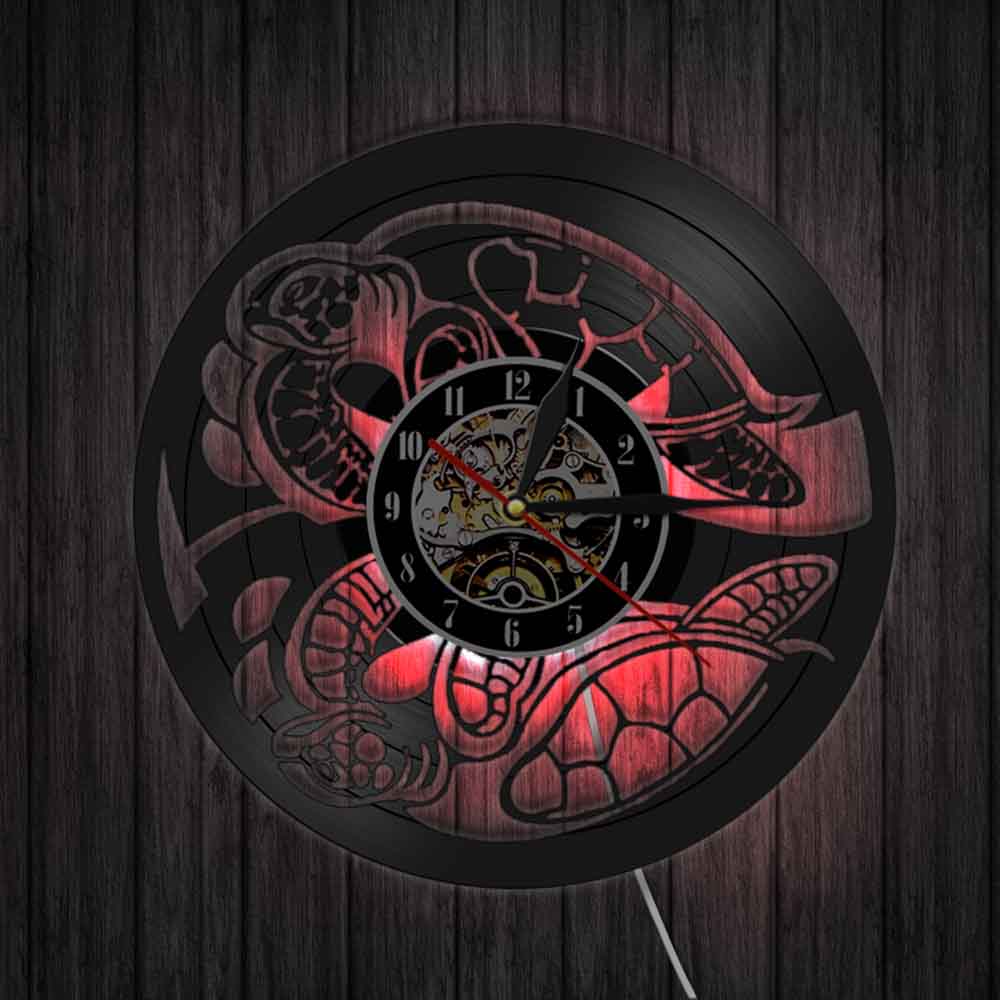 Creative LED Vinyl Record Wall Clock with Remote by HitMyNeed