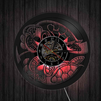 Creative LED Vinyl Record Wall Clock with Remote by HitMyNeed