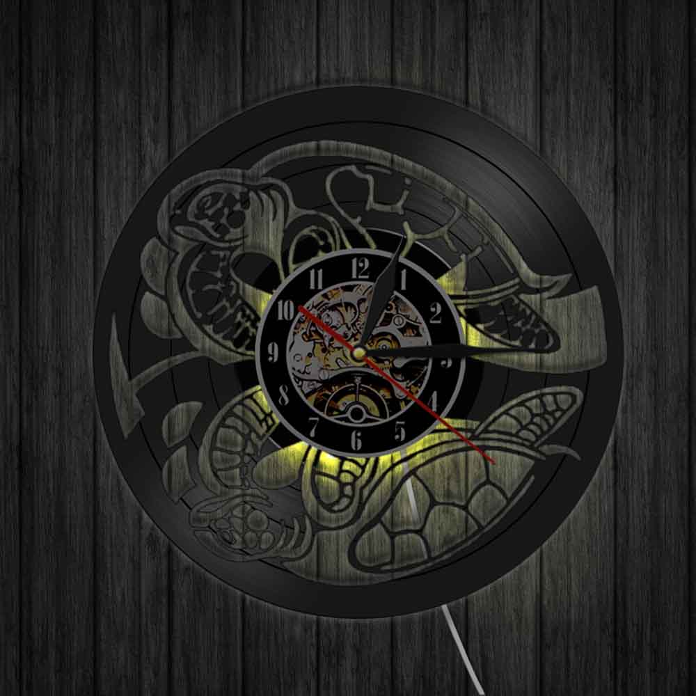 Creative LED Vinyl Record Wall Clock with Remote by HitMyNeed