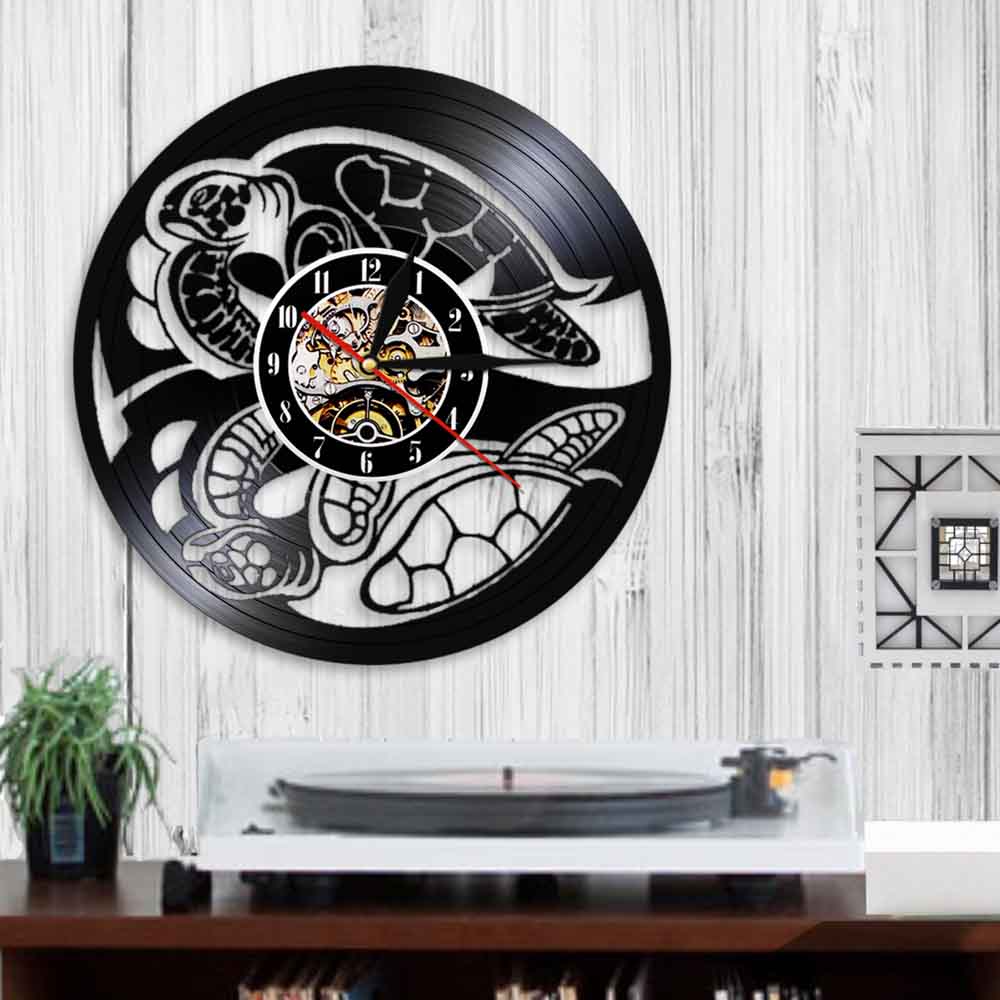 Creative LED Vinyl Record Wall Clock with Remote by HitMyNeed