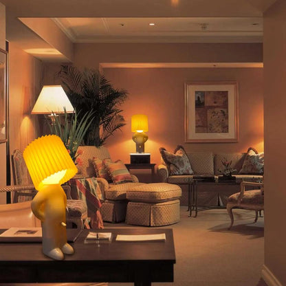Creative Little Boy Night Light Shy Man Table Lamp by HitMyNeed