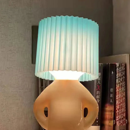Creative Little Boy Night Light Shy Man Table Lamp blue by HitMyNeed