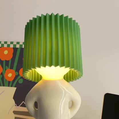 Creative Little Boy Night Light Shy Man Table Lamp green by HitMyNeed