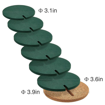 Creative Mountable Cactus Coaster Set with Stand by HitMyNeed