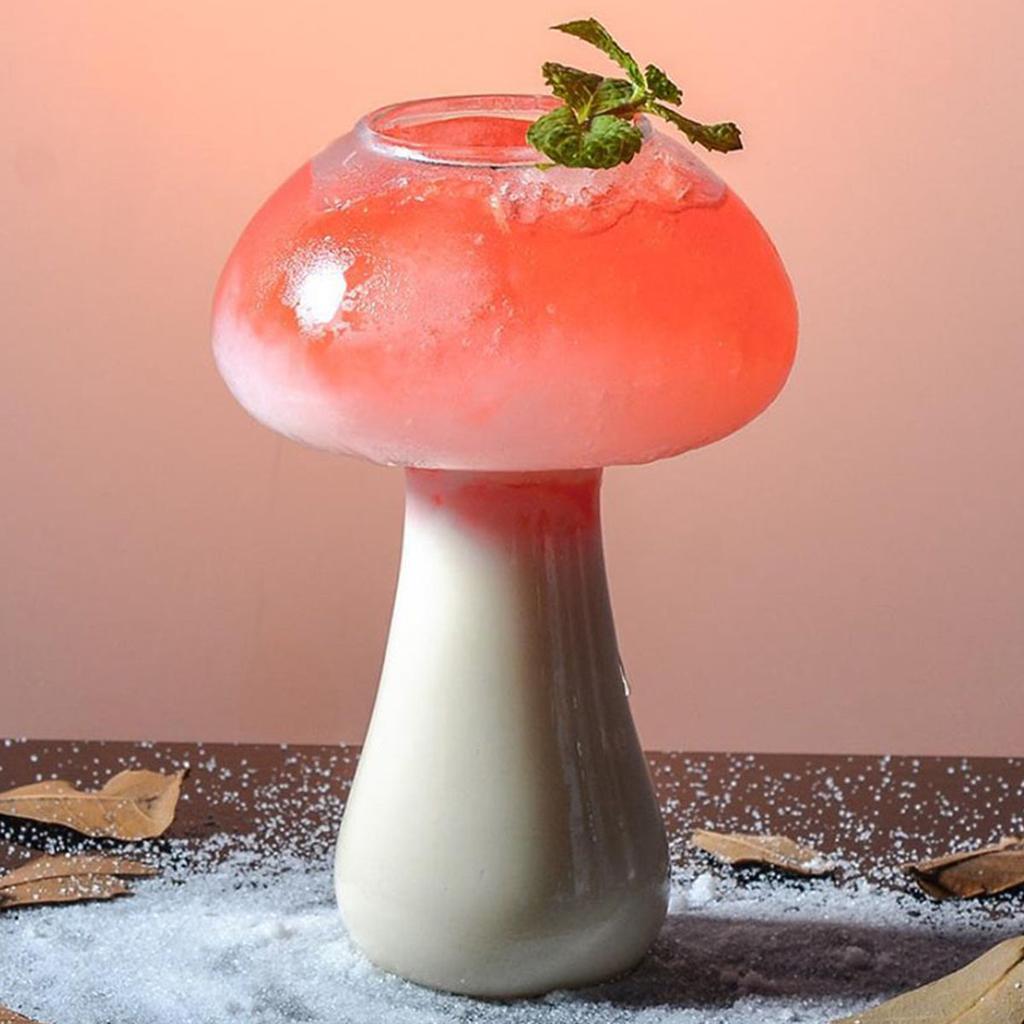 Creative Mushroom Drinking Glass 285ml by HitMyNeed