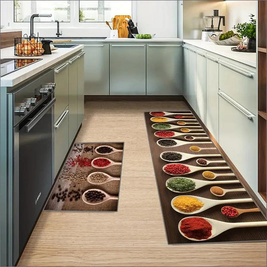 Creative Non Slip Kitchen Floor Mat 50cm-x-150cm by HitMyNeed