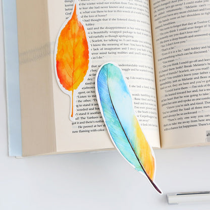 Creative Paper Feather Bookmarks Set of 30 by HitMyNeed