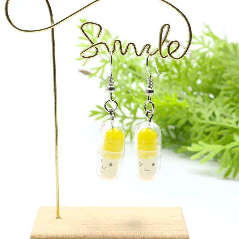 Creative Pill Dangle Earrings for Everyday Style style-4 by HitMyNeed