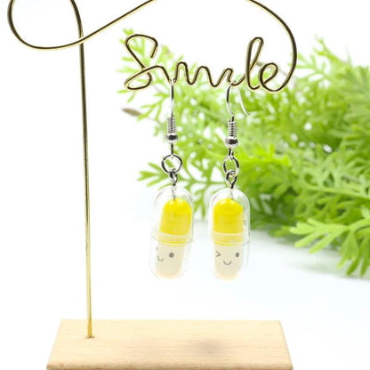 Creative Pill Dangle Earrings for Everyday Style style-4 by HitMyNeed